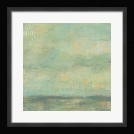 Framed Mint Sky II Print