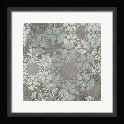 Framed Rosette Profusion I Print