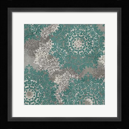 Framed Rosette Profusion VI Print