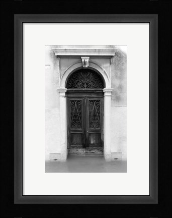 Framed Venetian Doorways I Print