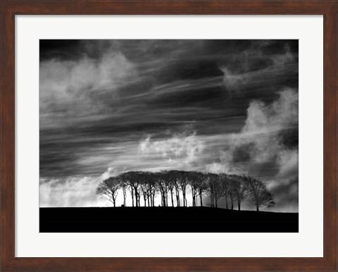 Framed Early Morning Clouds Print