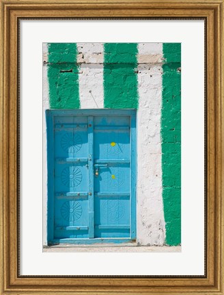 Framed Oman, Sharqiya Region, Asaylah. Coffee Shop Exterior Print