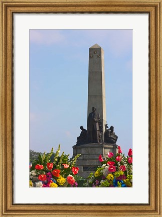 Framed Rizal Monument, Manila, Philippines Print