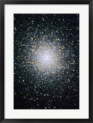 Framed Great Globular Cluster in Hercules Print