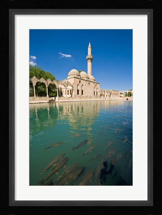 Framed Halil-ur Rahman Mosque, Pool of Abraham, Urfa, Turkey Print