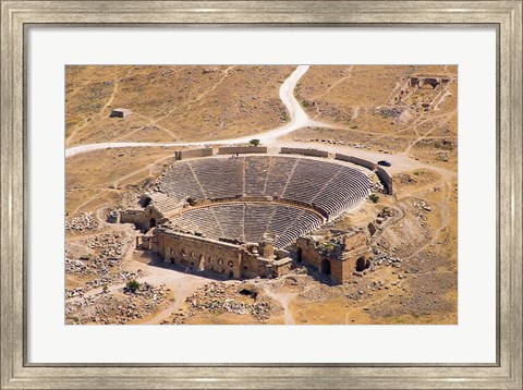 Framed Roman Amphitheater, Ancient Hierapolis, Pamukkale, Turkey Print