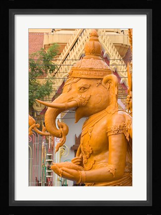 Framed Candle Festival and Sculpture, Buddhist Lent Rituals, Ubon Ratchathani, Thailand Print