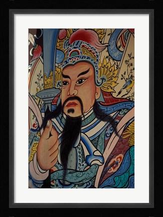 Framed Wall Mural at Wat Po, Bangkok, Thailand Print