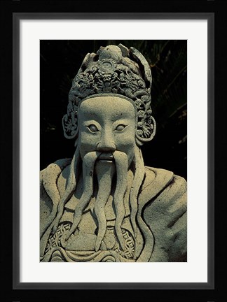 Framed Statue Detail at the Grand Palace, Bangkok, Thailand Print