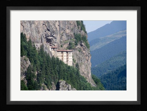 Framed Sumela Monastery, Trabzon, Turkey Print