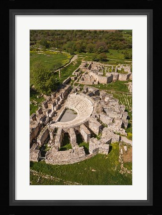 Framed Aerial view of Aphrodisias, Aydin, Turkey Print