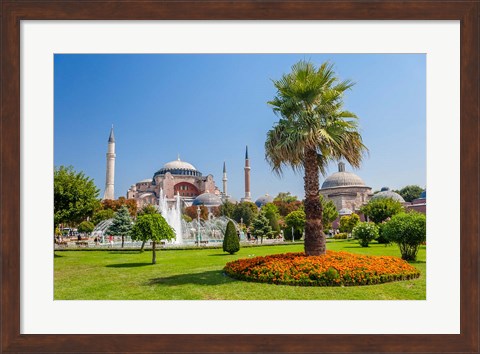 Framed Hagia Sophia, Istanbul, Turkey Print