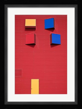 Framed UAE, Dubai, Children's City Museum, Creekside Park Print