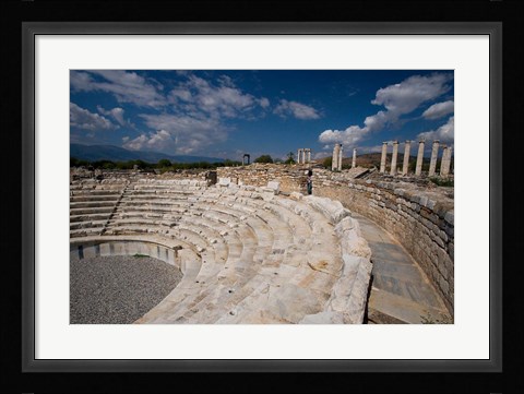 Framed Theater in the Round, Aphrodisias, Turkey Print