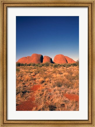 Framed Australia, Uluru Kata Tjura, Outback, The Olgas Print