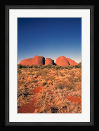 Framed Australia, Uluru Kata Tjura, Outback, The Olgas Print
