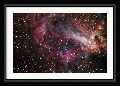 Framed Omega Nebula Print