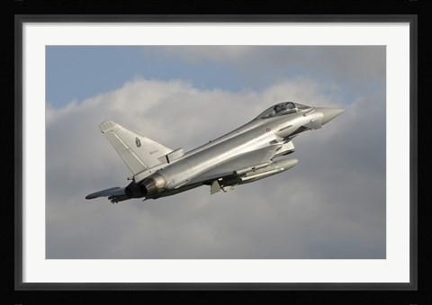 Framed Eurofighter 2000 Typhoon of the Italian Air Force Print