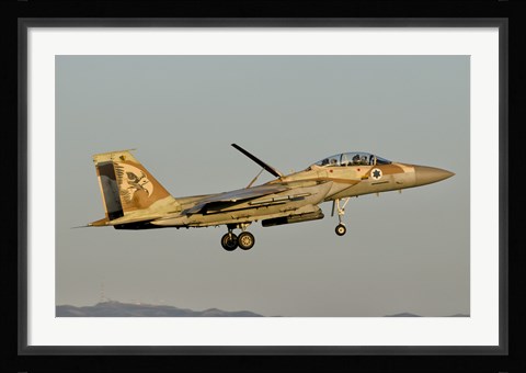 Framed Israeli Air Force F-15I Ra'am Print
