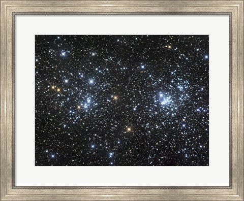 Framed Double Cluster, NGC 884 and NGC 869 Print