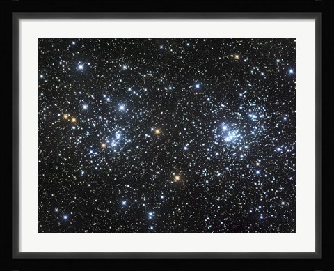 Framed Double Cluster, NGC 884 and NGC 869 Print