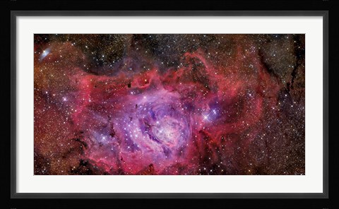 Framed Lagoon Nebula Print