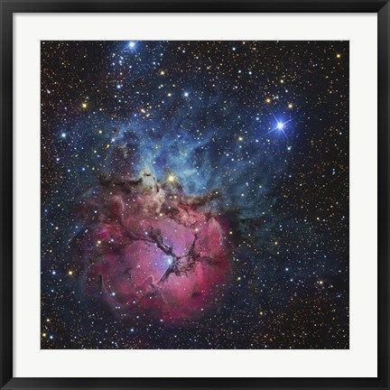 Framed Close up of The Trifid Nebula Print