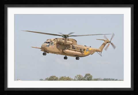 Framed Sikorsky CH-53 Yasur of the Israeli Air Force Print