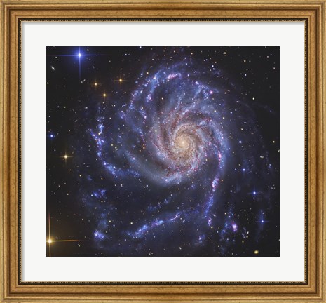 Framed Pinwheel Galaxy Print
