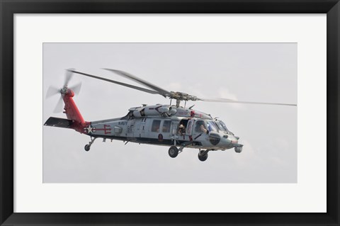 Framed SH-60 Helicopter Print