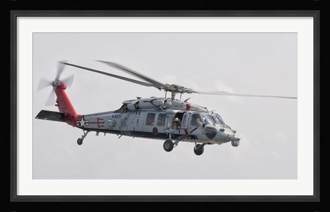 Framed SH-60 Helicopter Print