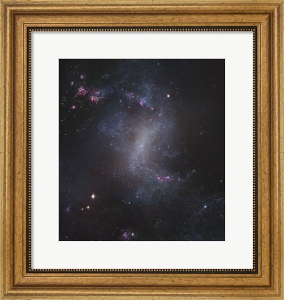 Framed Starburst Galaxy Print