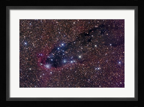 Framed Dark Tower, Cometary Globule in Scorpius Print