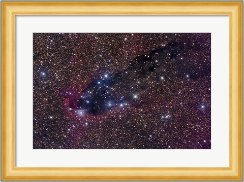 Framed Dark Tower, Cometary Globule in Scorpius Print