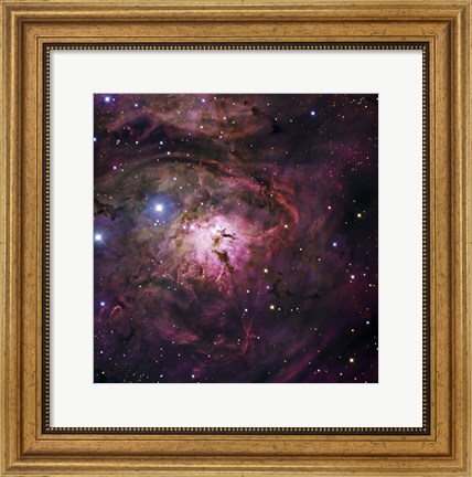 Framed Hourglass Nebula Print