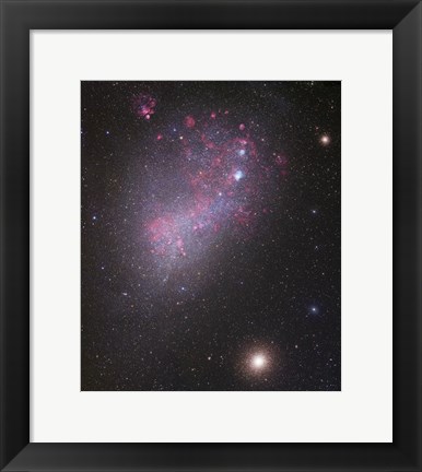 Framed Small Magellanic Cloud (close up) Print