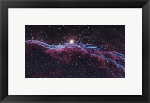Framed Veil Supernova Remnant Print