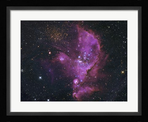 Framed Open Cluster and Nebula Complex in the Small Magellanic Cloud Print