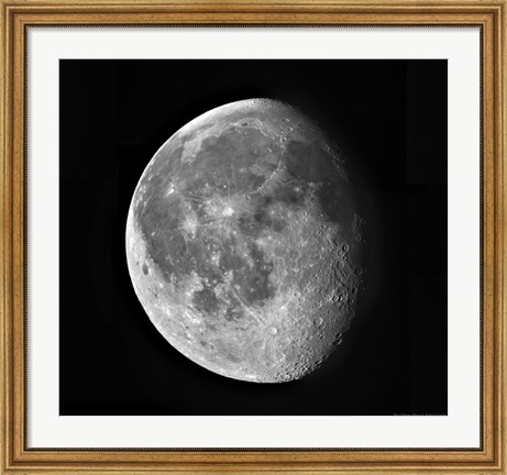 Framed Waning Moon Print