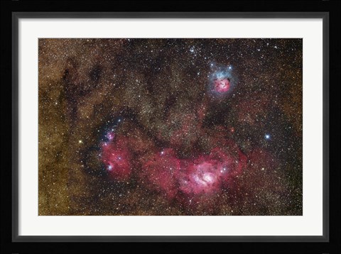 Framed Nebulosity in Sagittarius Print