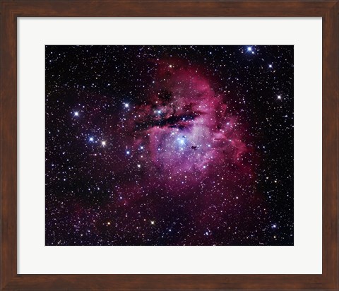 Framed Pacman Nebula Print