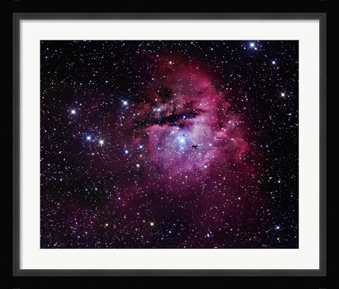 Framed Pacman Nebula Print