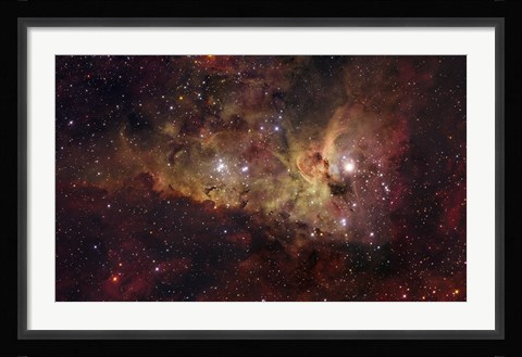 Framed Eta Carinae nebula Print