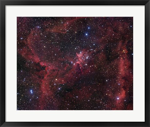 Framed Cassiopeia (NGC 7380) Print