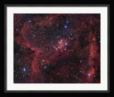 Framed Cassiopeia (NGC 7380) Print