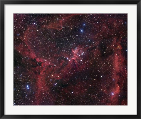 Framed Cassiopeia (NGC 7380) Print