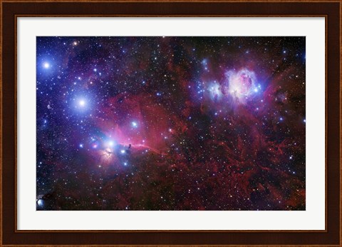 Framed Belt Stars of Orion Print