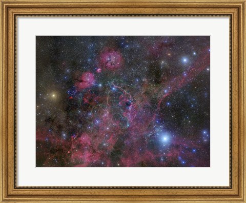 Framed Vela Supernova Remnant Print