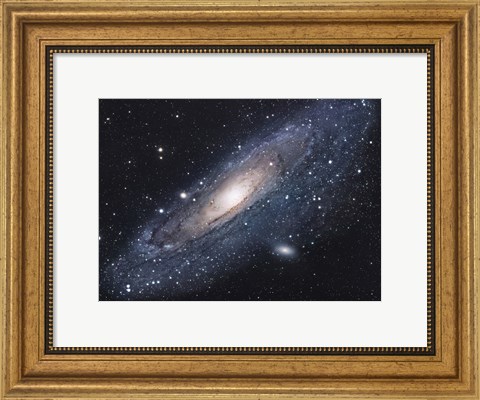 Framed Andromeda Galaxy (close up) Print