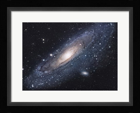 Framed Andromeda Galaxy (close up) Print